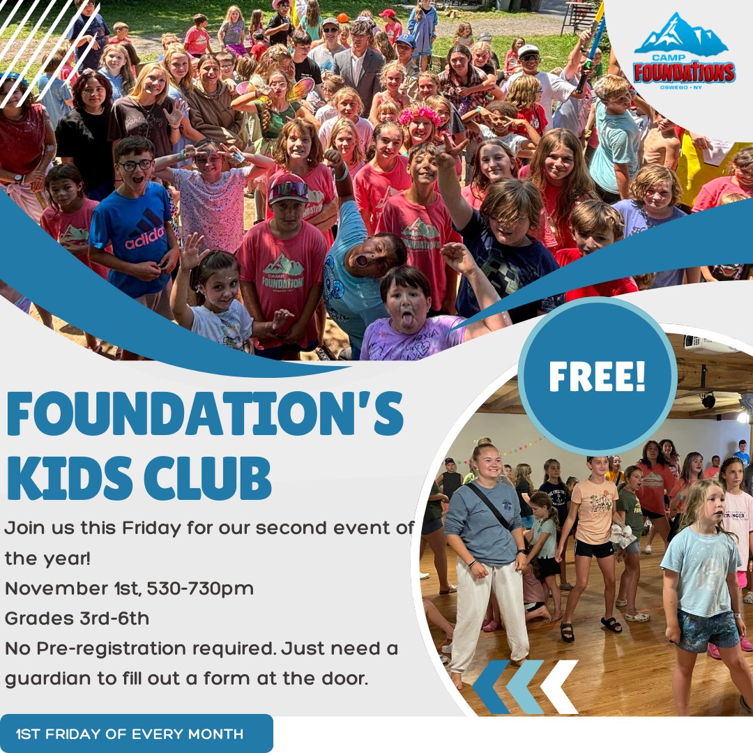 Kids Club: Presented by Camp Foundations | Oswego Alliance Church